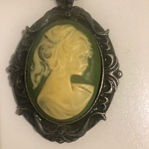 Long Cameo Necklace